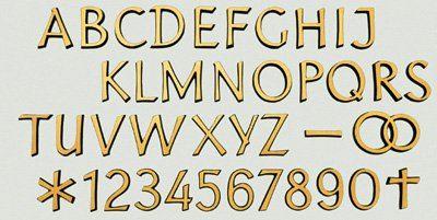 Metallschrift Denis Metallschrift Denis