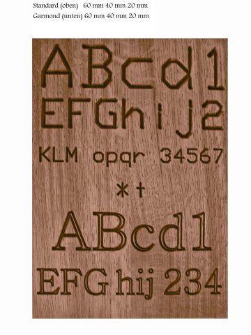 Schrift, Scripts und Garmond Schrift, Scripts und Garmond