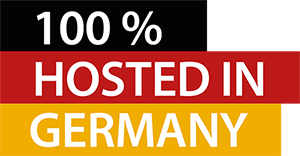 100% hosted in Germany